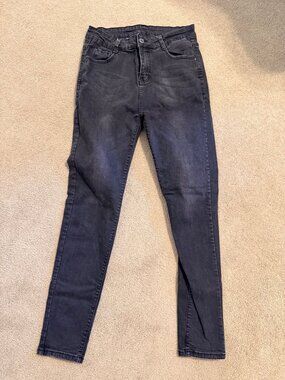Women's Black Skinny Jeans Size S - Waist 27in (Tagged 31)